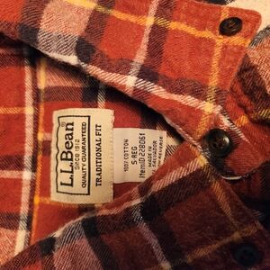 L.L. Bean Plaid Flannel Shirt